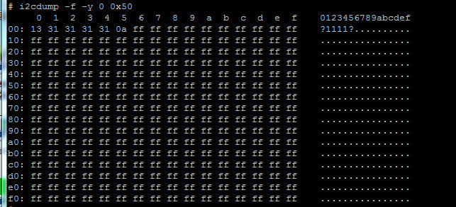 i2cdump